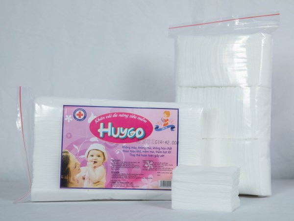 Khăn khô - Tã Bỉm HUYGO - Hợp Tác Xã Sơn Mài Hợp Lộc